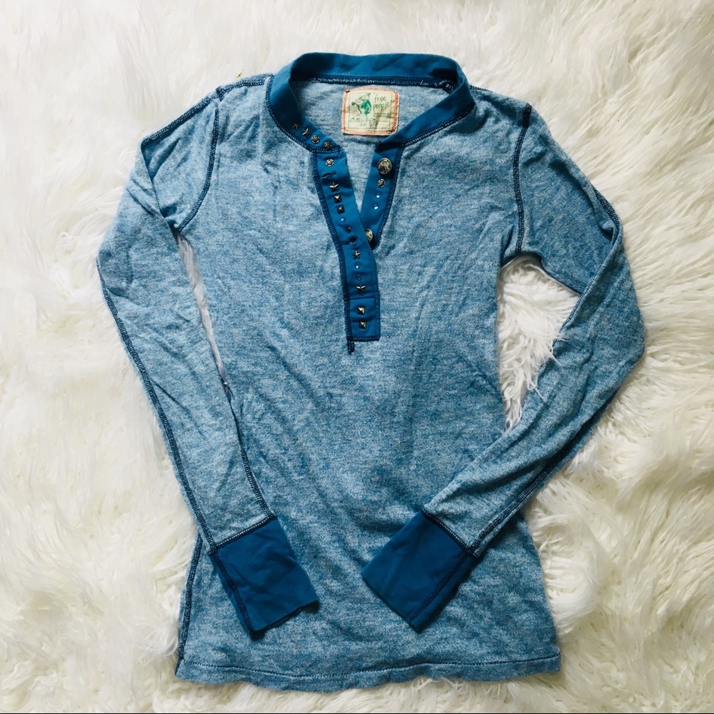 Free people long sleeve shirt
